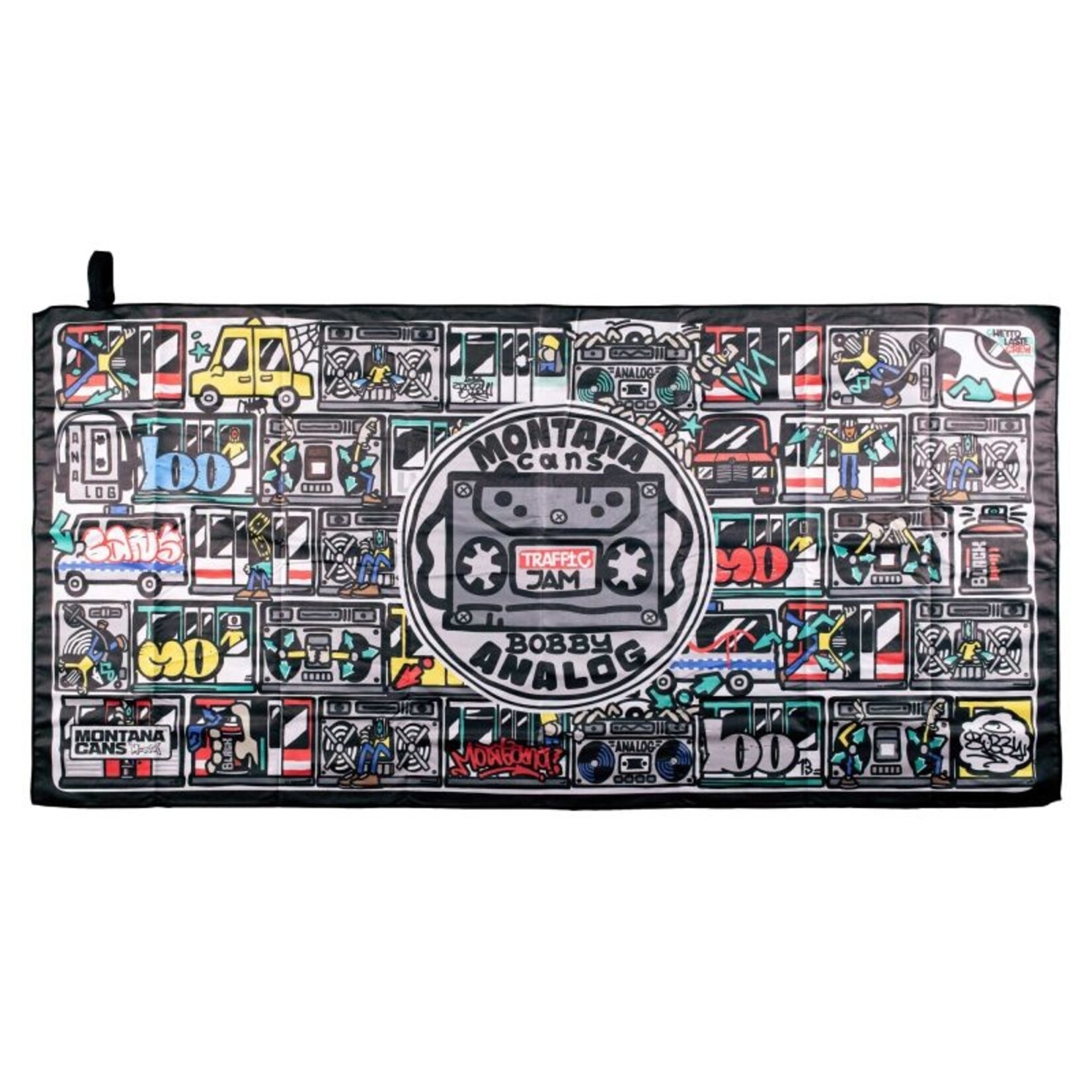 Montana Beach Towel – Traffic Jam by Bobby Analog