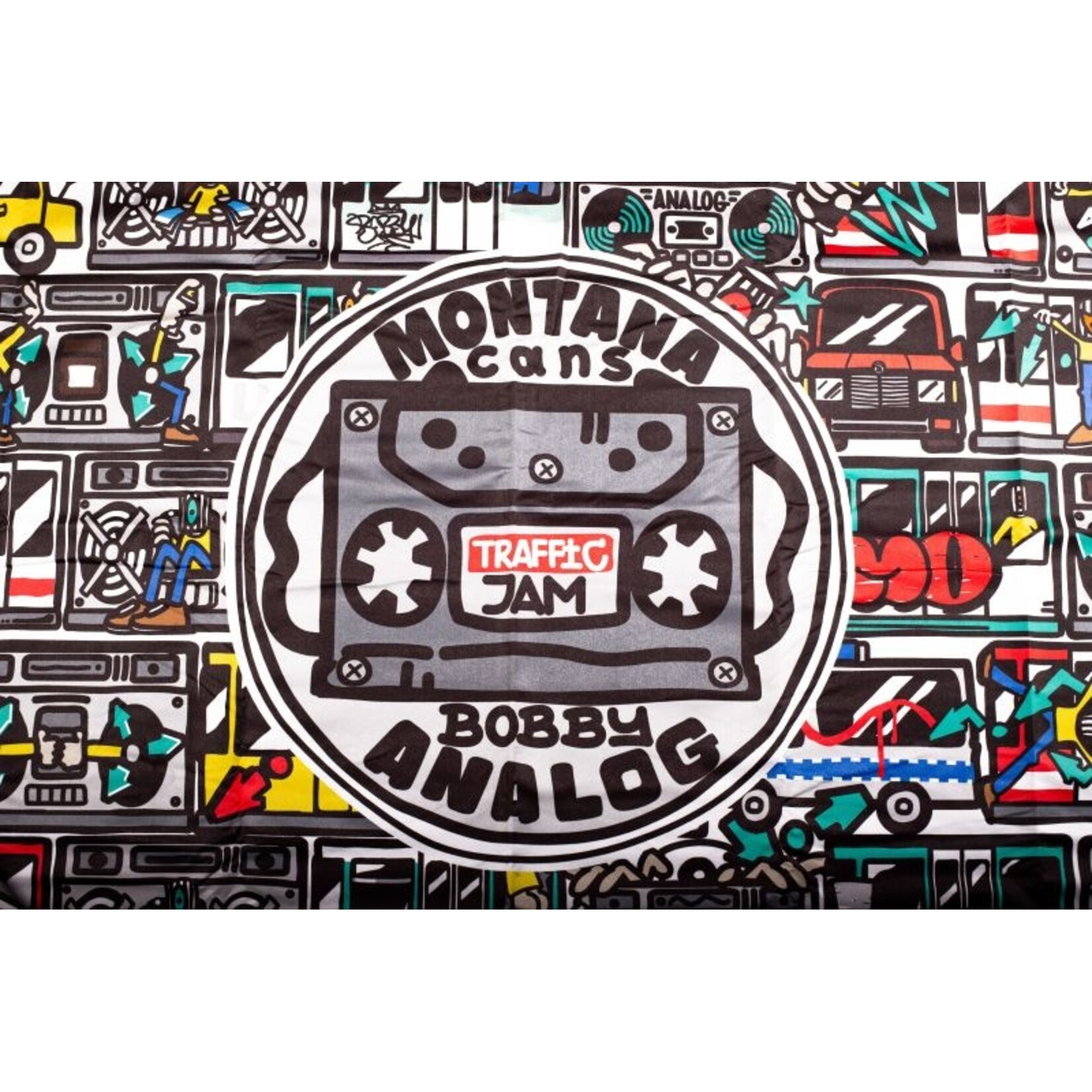 Montana Beach Towel – Traffic Jam by Bobby Analog