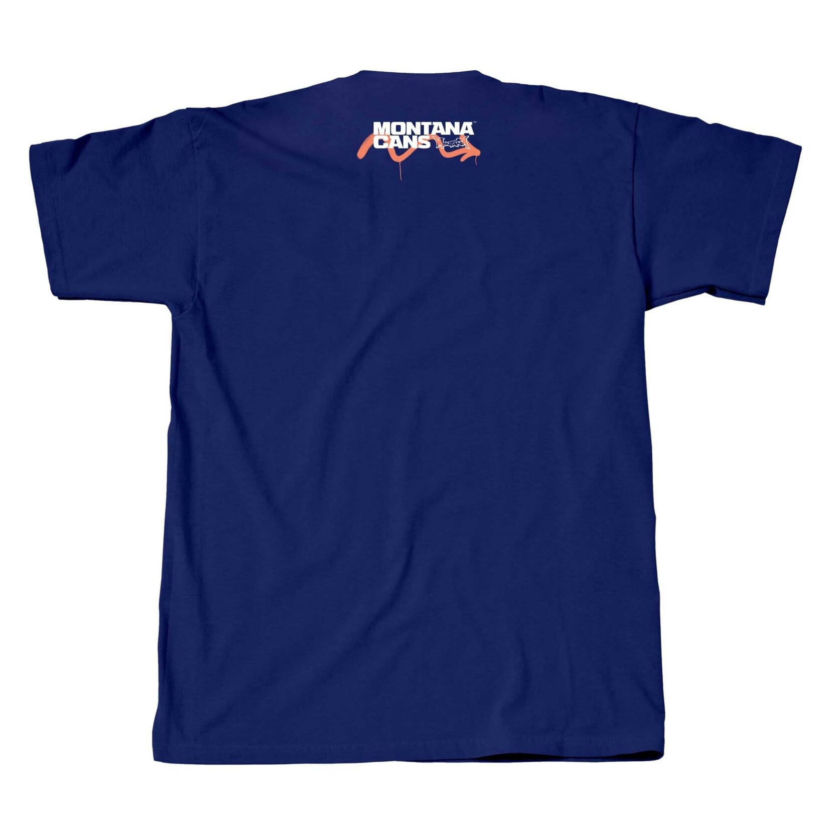 Montana Cans T-Shirt  - Graffiti is here to stay by Thierry Furger - Navy Blue