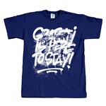 Montana Cans T-Shirt  - Graffiti is here to stay by Thierry Furger - Navy Blue