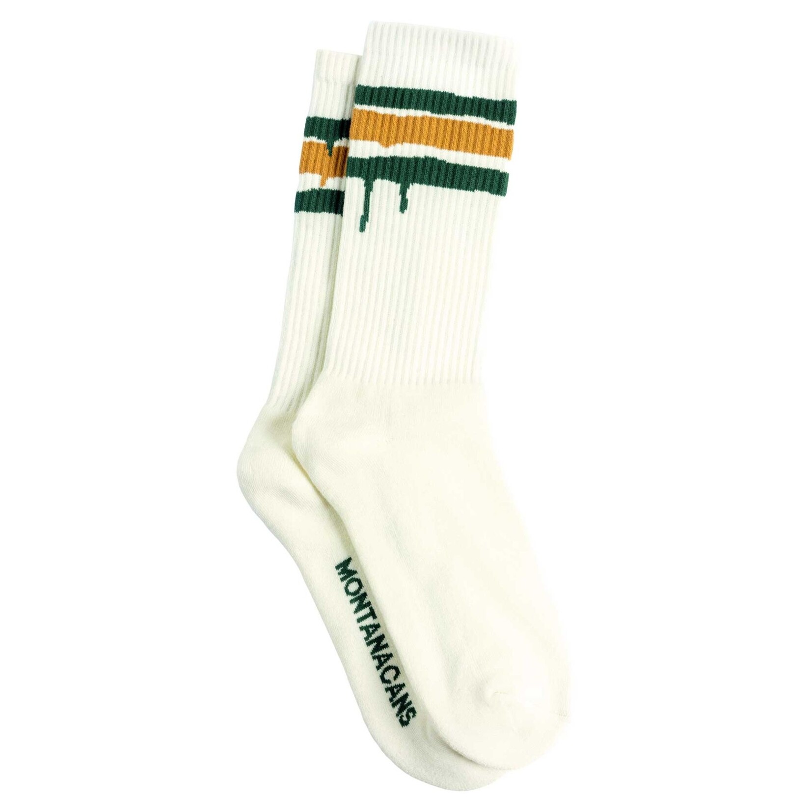 Montana Cans Socks Stripes Off White