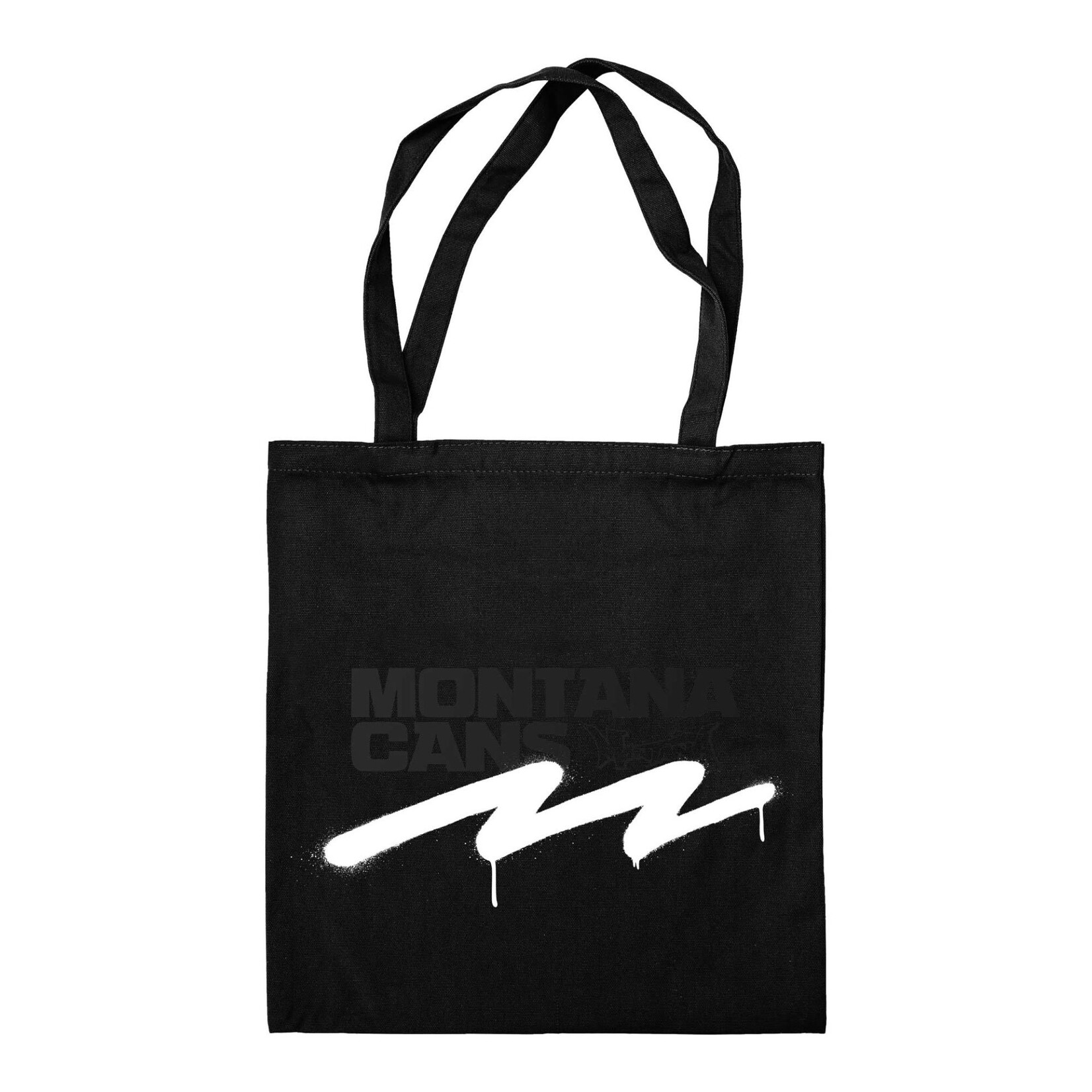 Montana Cans Cotton Bag - Logoline Monochrome Black