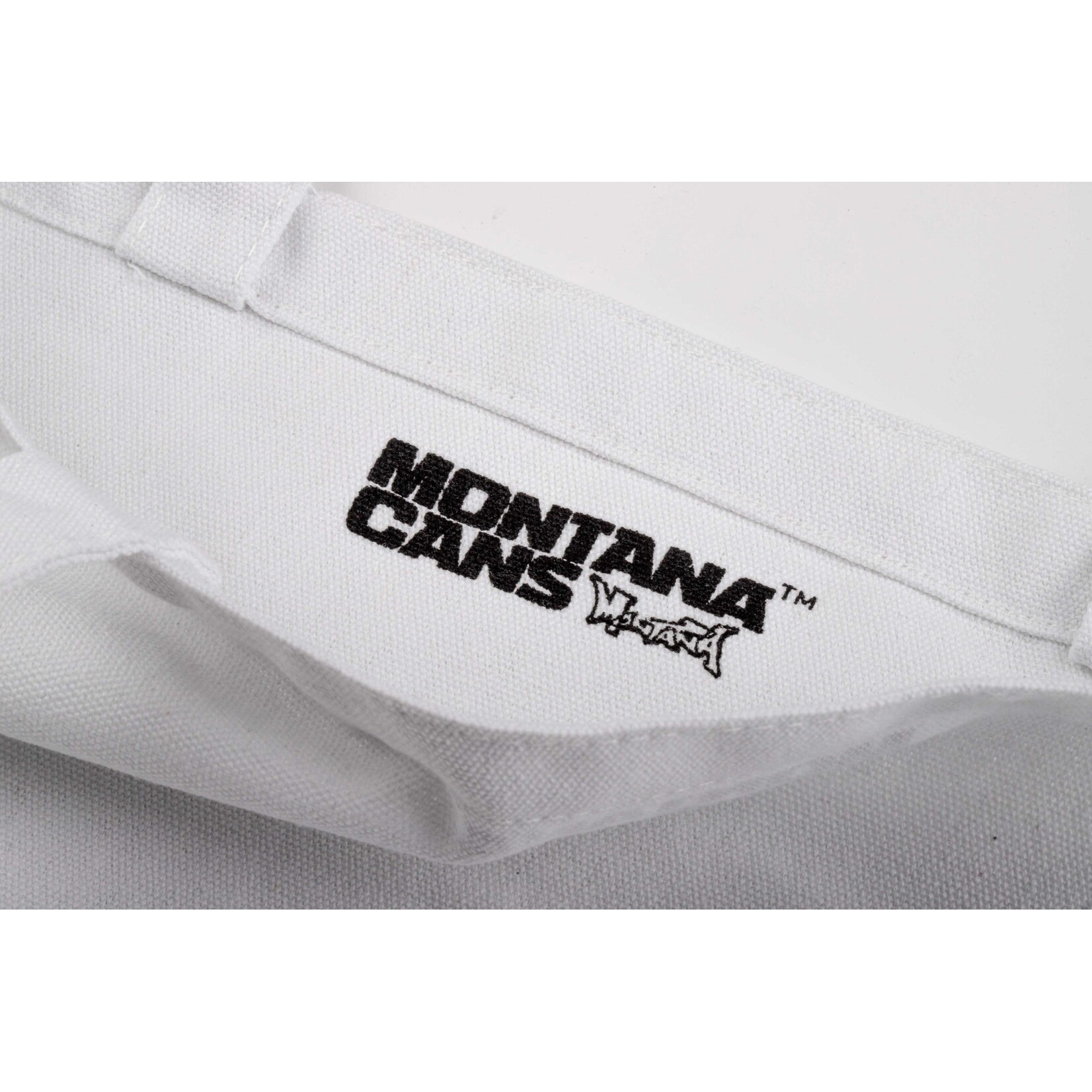 Montana Cans Cotton Bag - Logoline Monochrome White