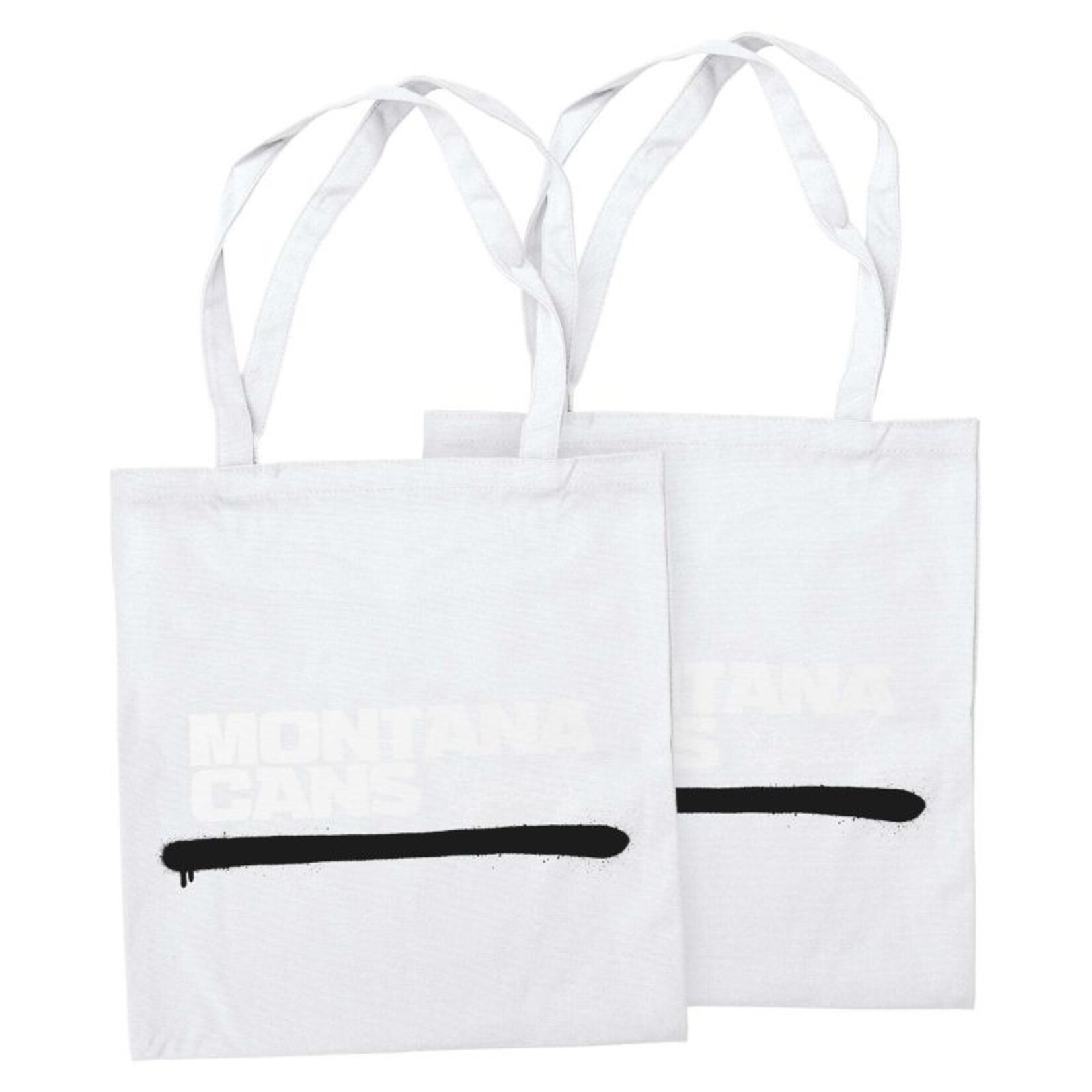 Montana Cans Cotton Bag - Logoline Monochrome White