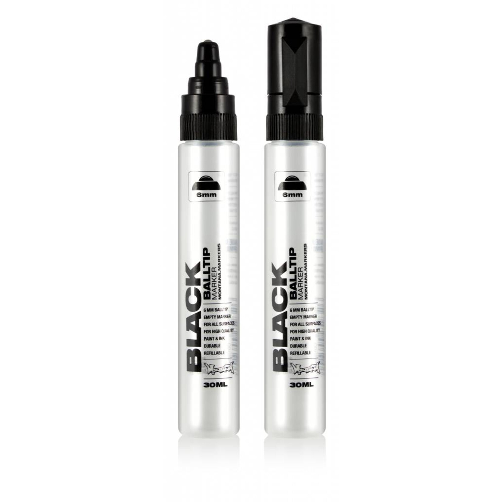 Montana BLACK Empty Marker 6mm Balltip