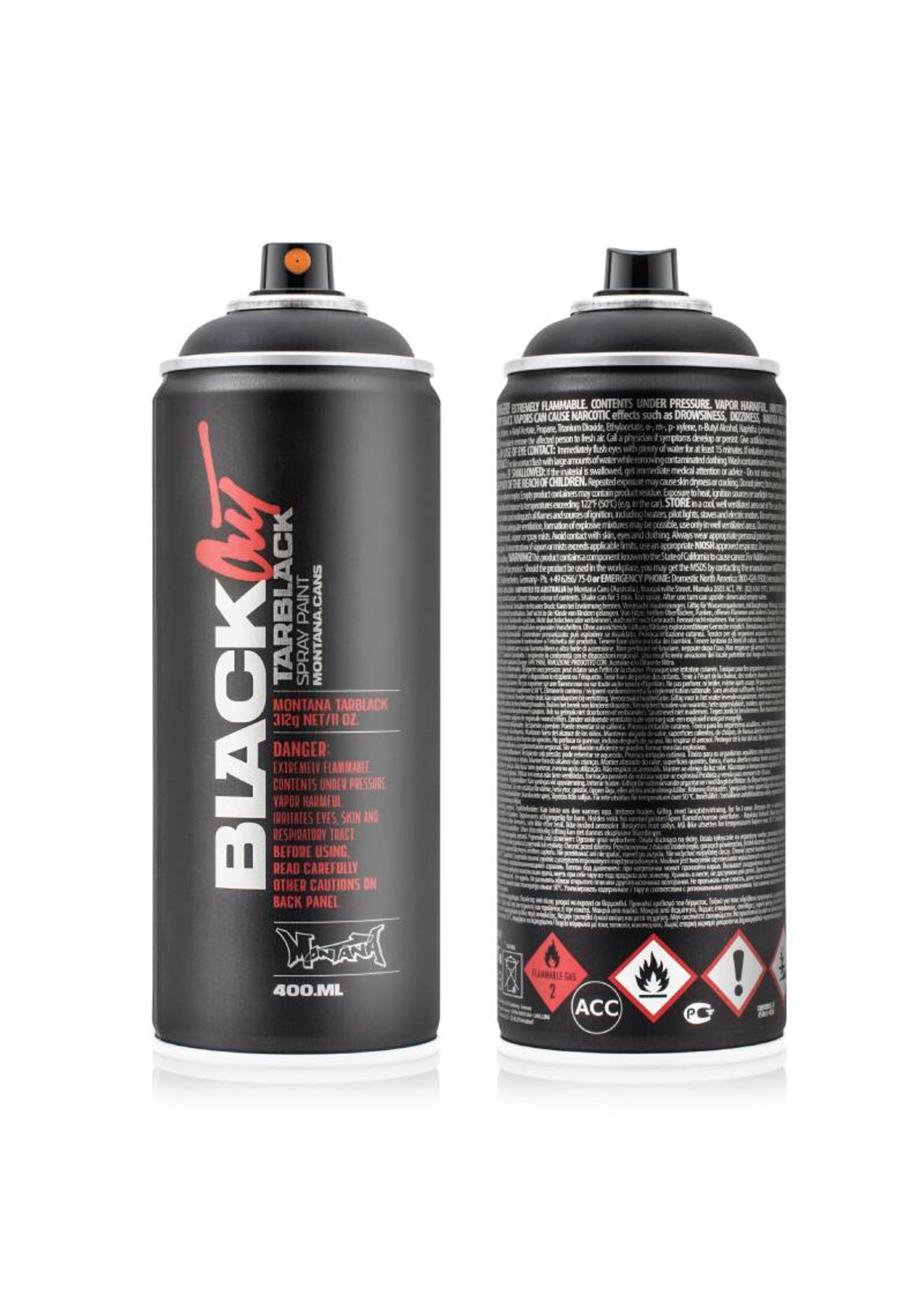 Montana BLACKOUT Tarblack 400ml Sprühdose