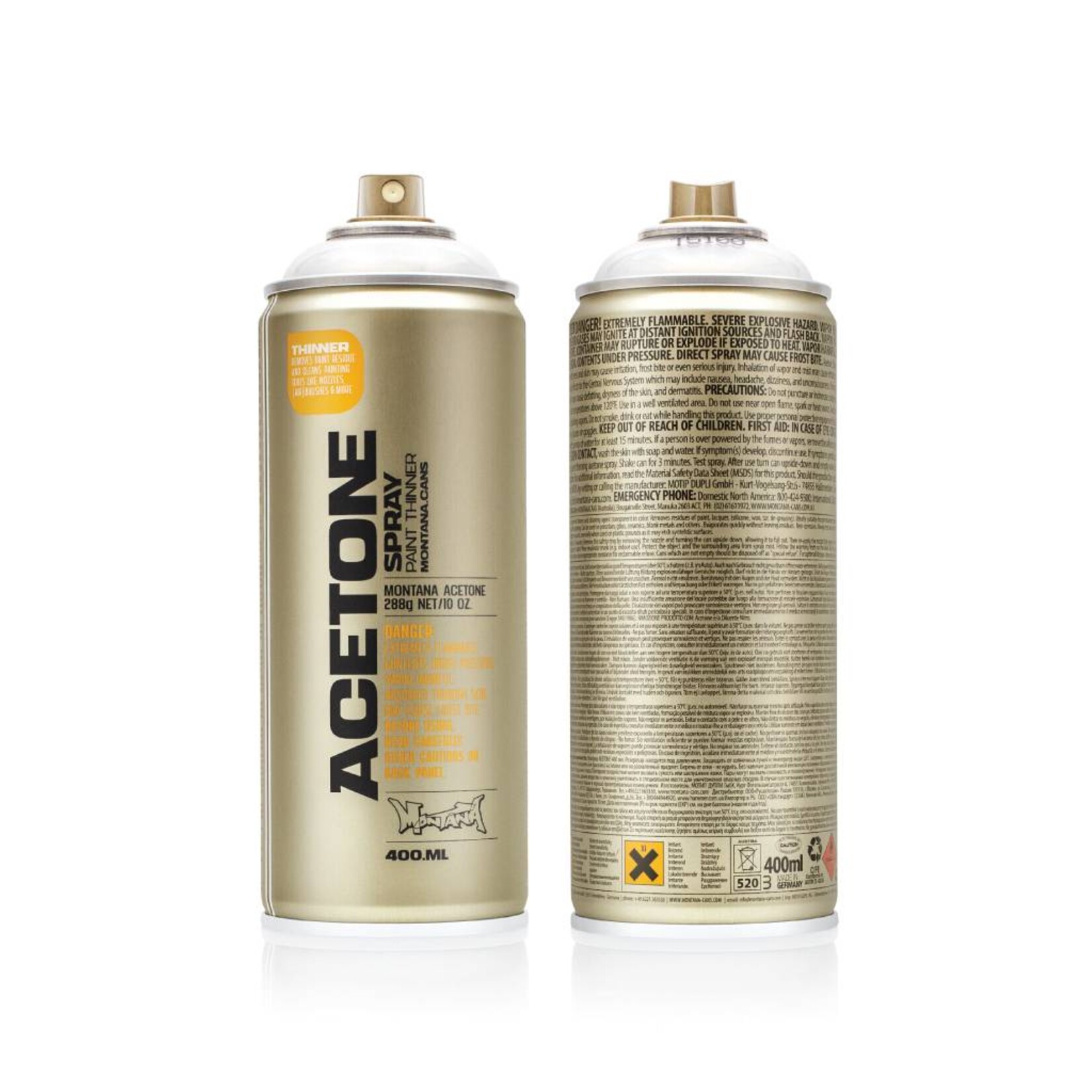 Montana ACETONE 400ml Cap Cleaner