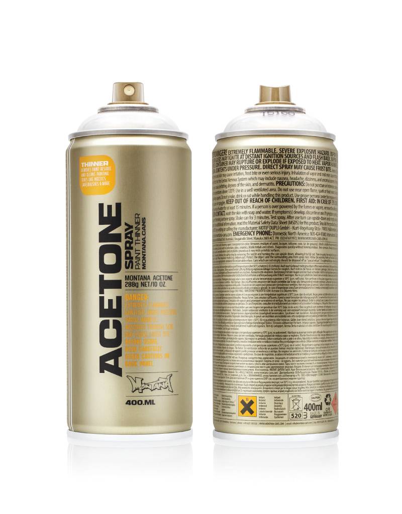 Montana ACETONE 400ml Cap Cleaner Graffiti Shop Berlin