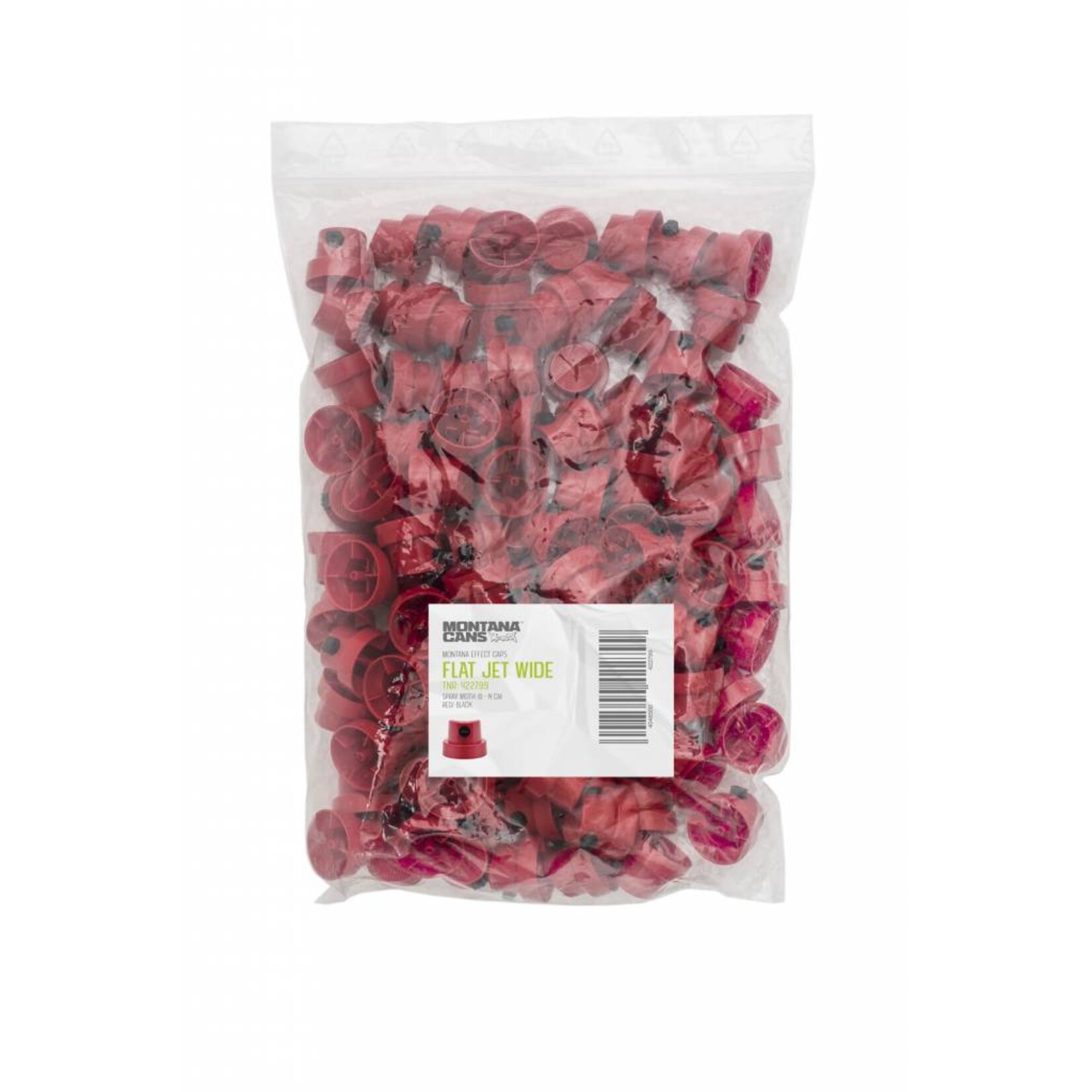 FLAT JET CAP WIDE Red/Black