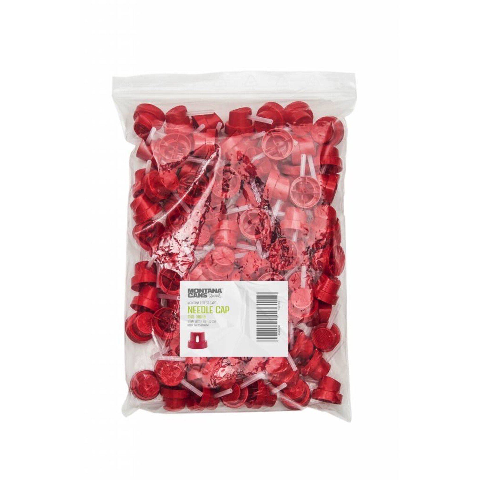 NEEDLE CAP Red/Transparent