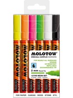 Molotow ONE4ALL 127HS Marker 6er Neon-Set