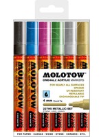 Molotow ONE4ALL 227HS Marker 6er Metallic-Set