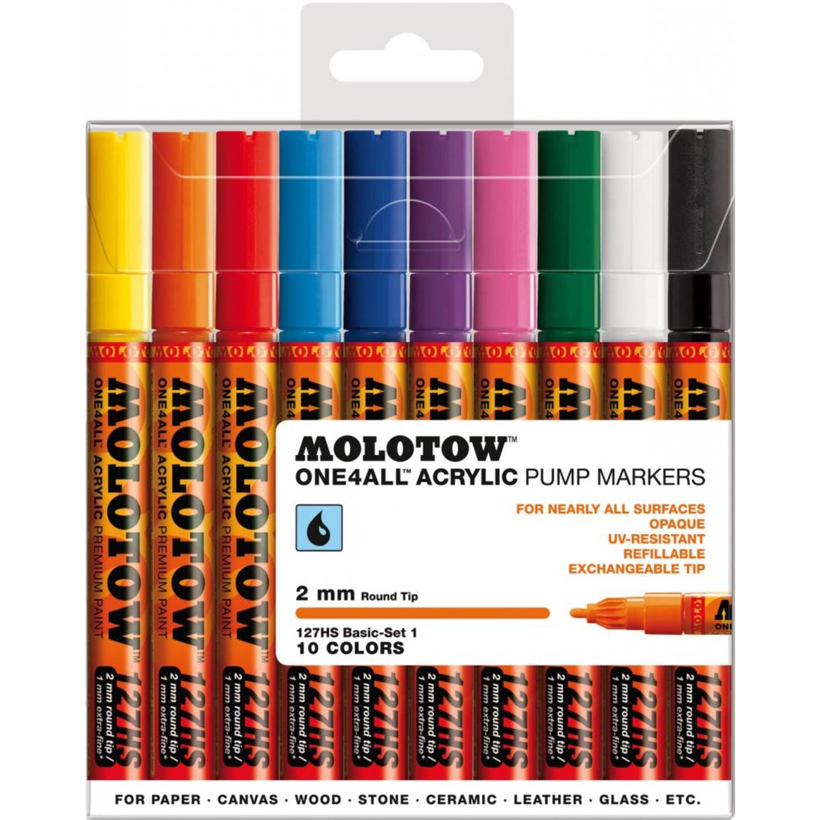 Molotow ONE4ALL 127HS Marker 10er Basic-Set 1