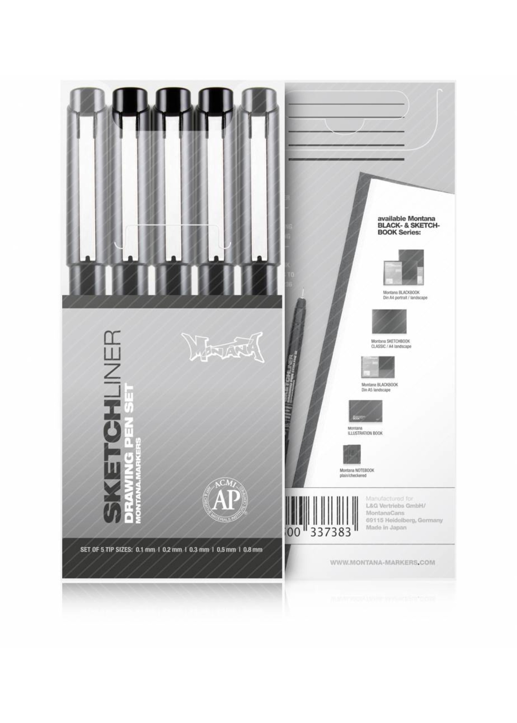 Montana SKETCHLINER 5er Set