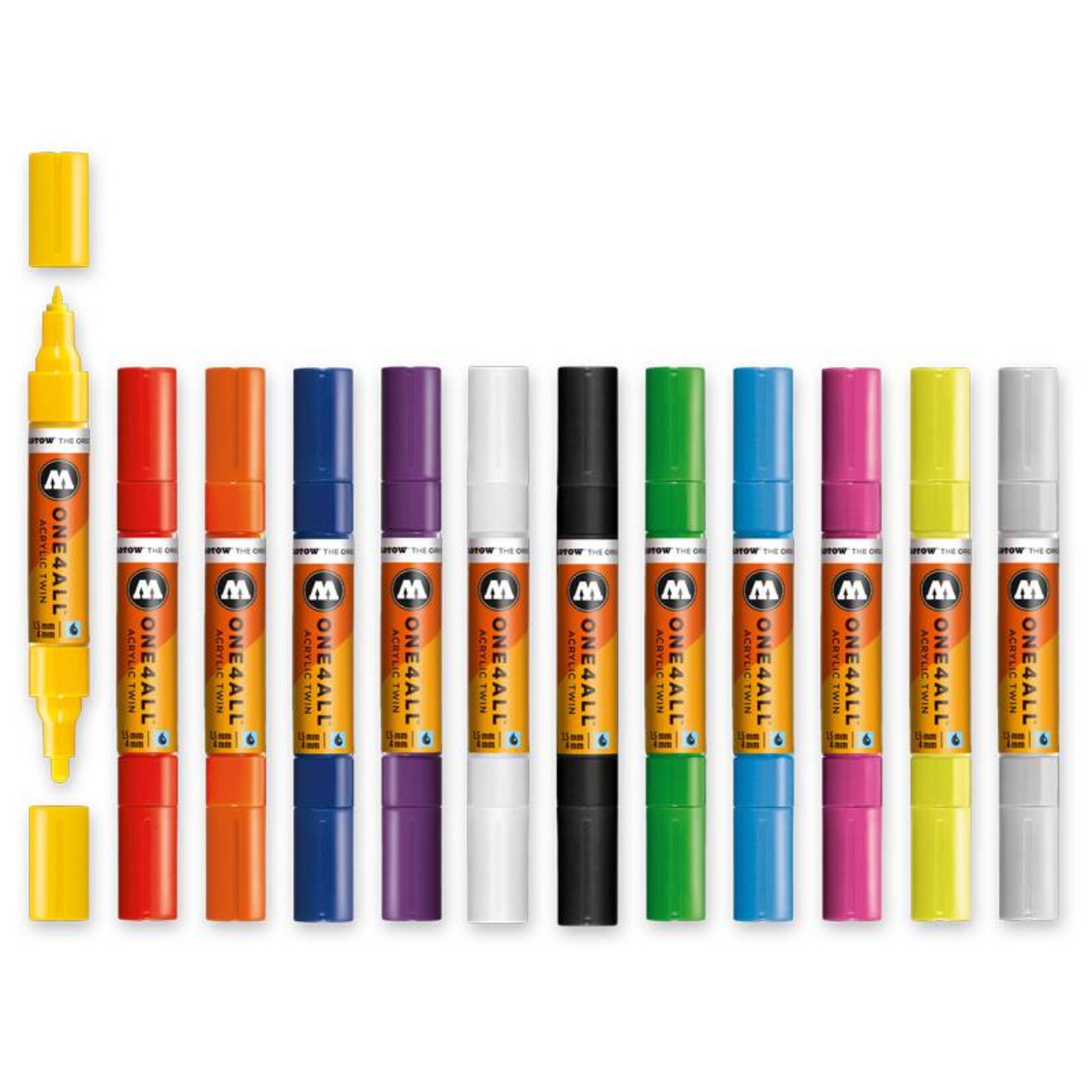 Molotow ONE4ALL Acrylic Twin 1,5/4mm