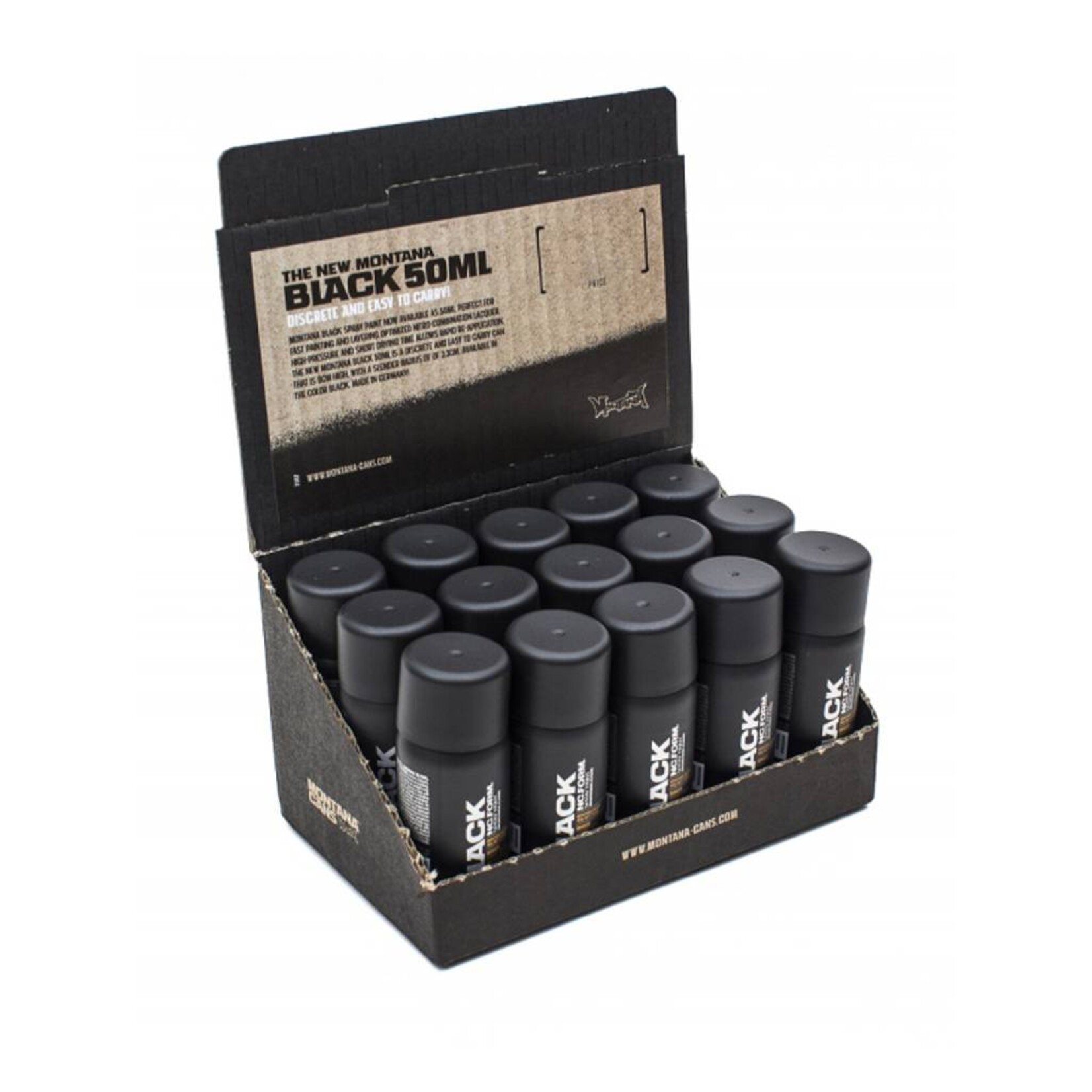 Montana BLACK 15x 50ml Sales Display