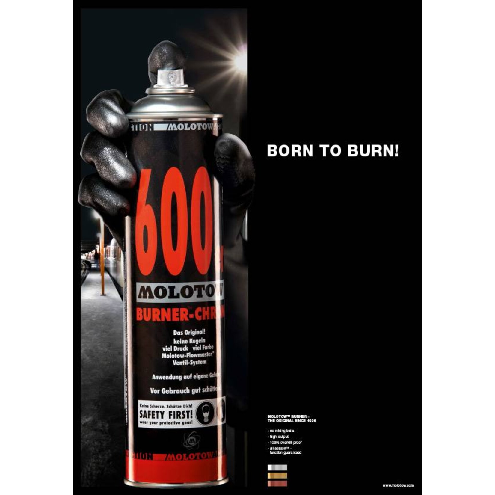Molotow BURNER Chrome COVERSALL Action Pack