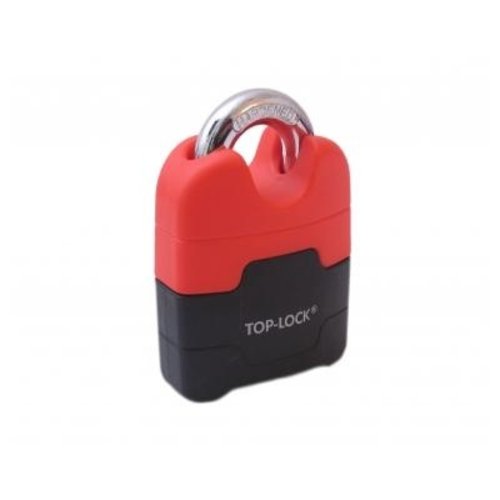 Top Lock Hangslot ART-4 MBT 4162 zwart/rood kopen? | Artsloten.nl