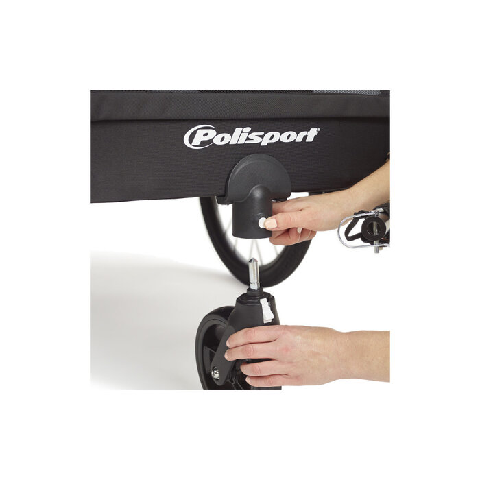 Polisport Kindertrailer voor wandelen en fietsen