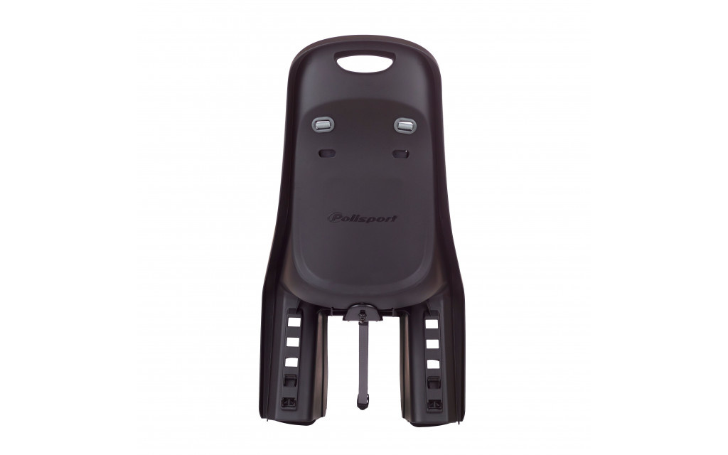 Kinderzitje achter Polisport Bubbly Maxi+ - met een MIK HD compatible  dragerbevestiging - zwart / donkergrijs | Artsloten.nl