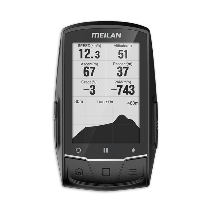 MEILAN Fietscomputer GPS navigatie M1 Finder