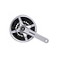 Shimano Crankstel Shimano FC-TY501 6/7/8 speed 170mm 42x34x24T met kettingscherm - zilver