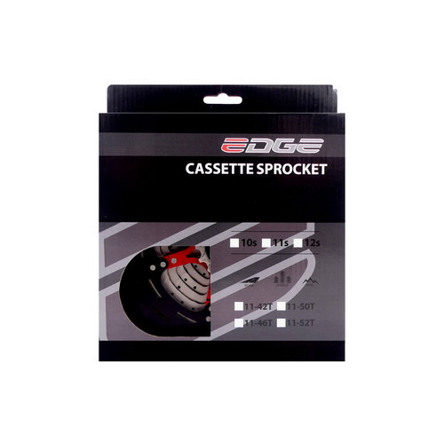 Edge Edge Cassette 12 speed CSM9012 11-52T - zilver/zwart