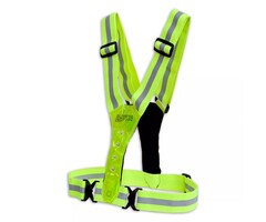 LYNX LED Sport vest USB Geel