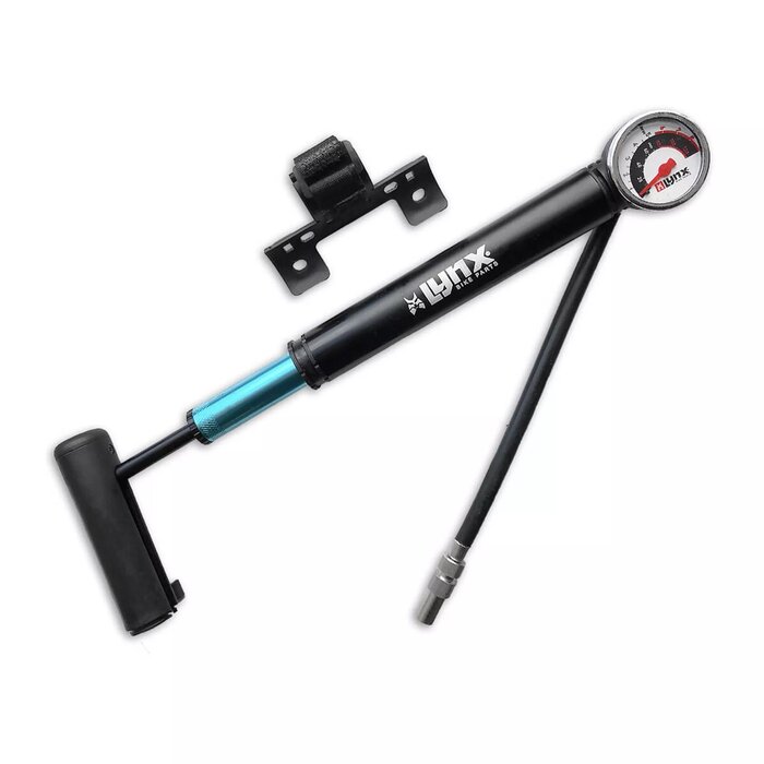 LYNX Lynx Mini Fietspomp Hurricane - Voor alle ventielen - Met Manometer