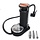 Merkloos Mini voetpomp - Met manometer - Dunlop-, Presta-, en Schrader ventielen