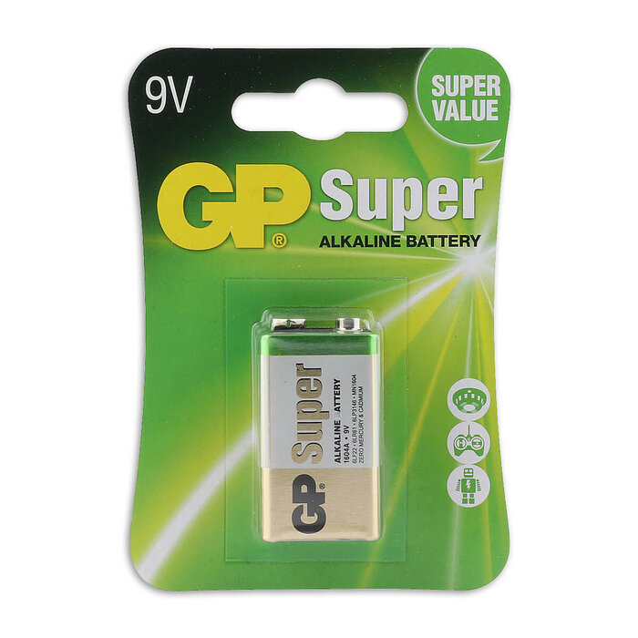 GP GP Super Alkaline 9V batterij 1PK