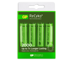 GP Oplaadbare AA-batterijen 2100mAh NiMH 4PK