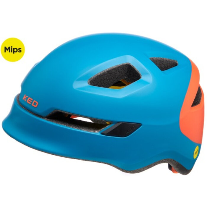 KED Fietshelm KED Pop Mips - small (48-52 cm) - petrol orange