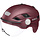 Fietshelm KED B-Vis X-Lite M (52-58cm) - dark merlot matt