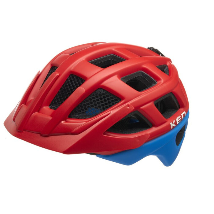 KED Fietshelm KED Kailu M (53-59cm) - fiery red blue matt