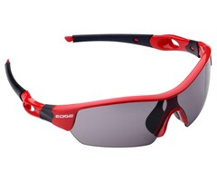 Edge Fietsbril Ventoux met etui en 4 lenzen - rood