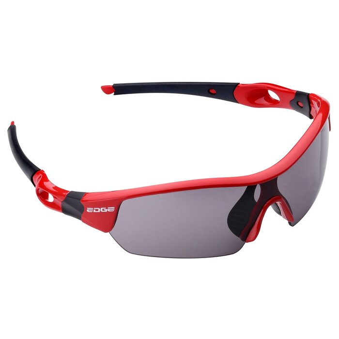 Edge Fietsbril Edge Ventoux met etui en 4 lenzen - rood