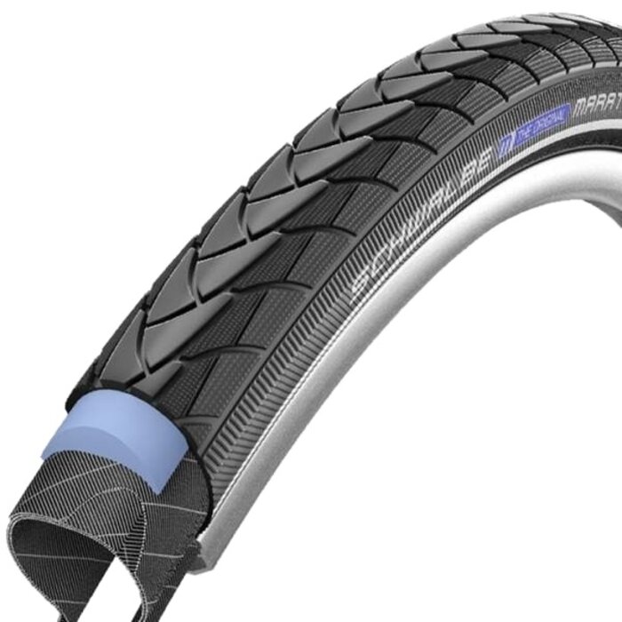 Schwalbe Schwalbe Buitenband - Marathon Plus - SmartGuard 28 x 1.75" - ERTRO 47-622 mm - Zwart met reflectie
