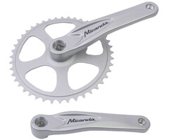 Miranda Crankstel Miranda aluminium 44T - 3/32-ketting