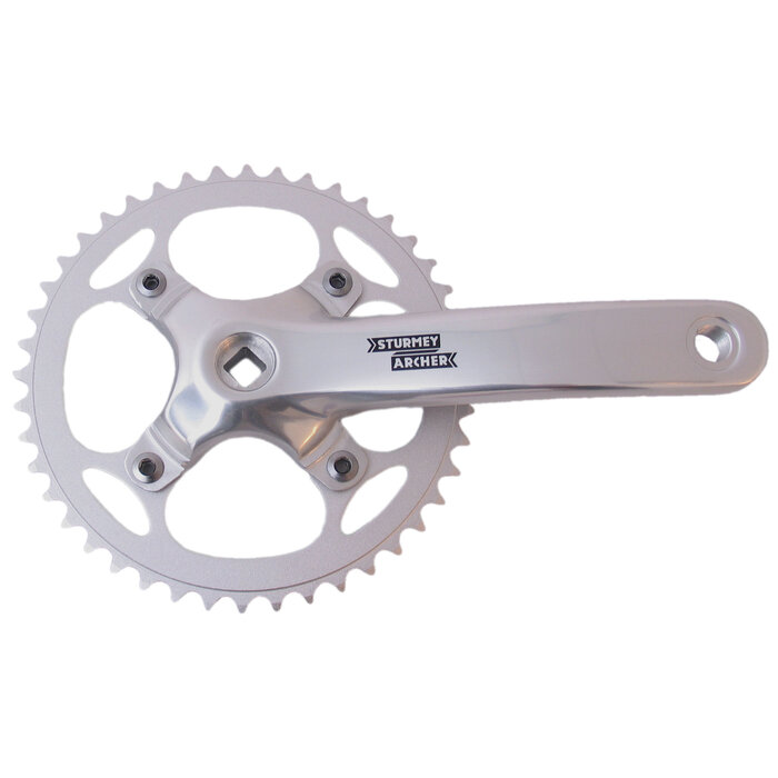 Crankstel Sturmey archer FCS750 - 44T / 170mm met vierkante as - zilver (3/32")