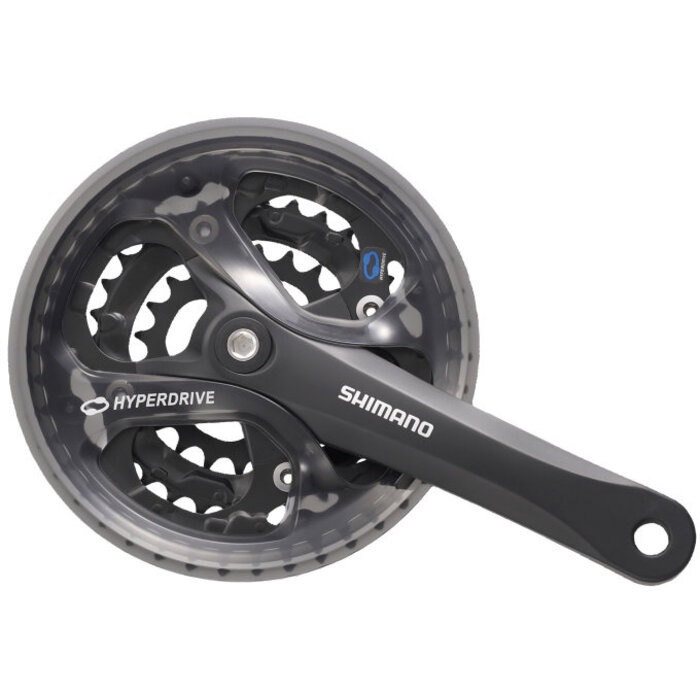 Shimano Crankstel 7/8 speed Shimano Acera FC-M361 - 175/48x38x28T - zwart met kettingscherm