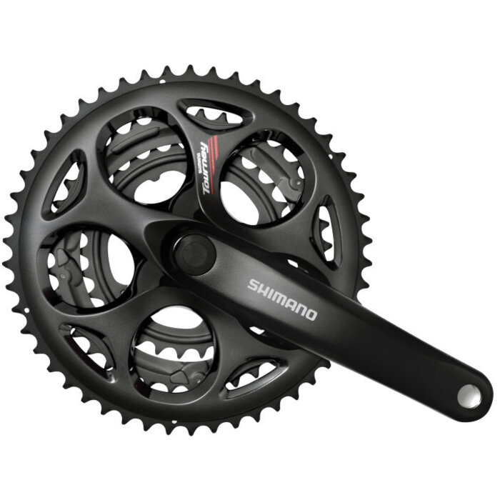 Shimano Crankstel 7/8 speed Shimano Tourney FC-A070 - 170/50-39-30T vierkante as - zwart