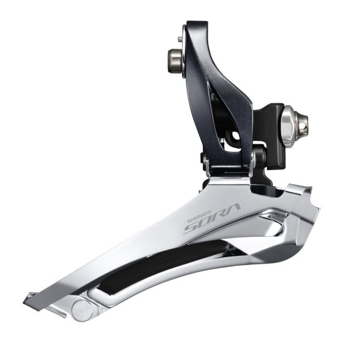 Shimano Voorderailleur 2 x 9-speed Shimano Sora FD-R3000 aanlas - down pull - 46-52T