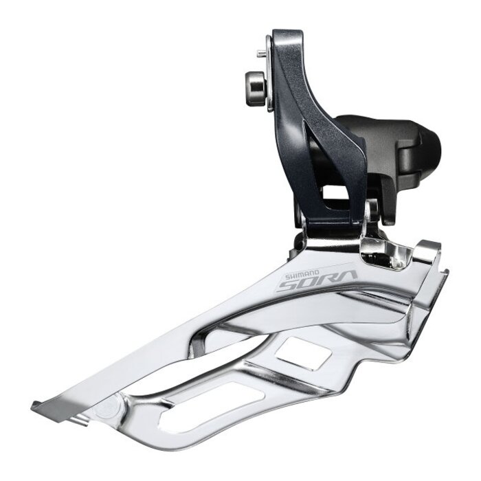 Shimano Voorderailleur 3 x 9-speed Shimano Sora FD-R3030 aanlas / down-pull 63-66°
