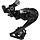 Achterderailleur 11-speed Shimano 105 RD-7000 met middellange kooi - directe montage - zwart