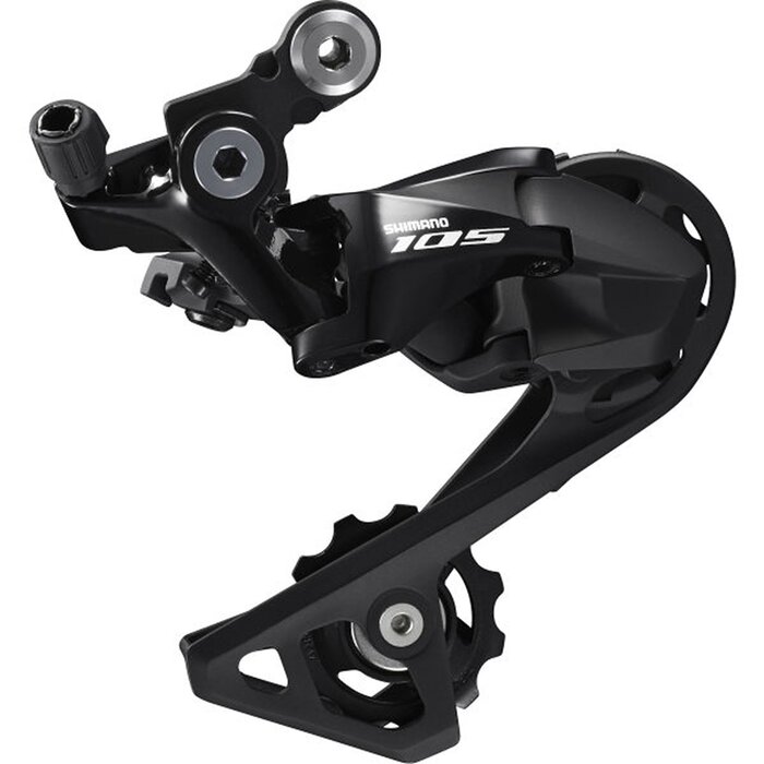 Shimano Achterderailleur 11-speed Shimano 105 RD-7000 met middellange kooi - directe montage - zwart