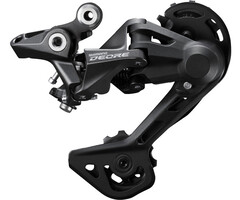 Shimano Achterderailleur 2 x 10/11-speed Deore M4120 SGS - directe montage - zwart