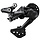 Achterderailleur 10/11-speed Shimano Deore M5120 SGS - directe montage - zwart