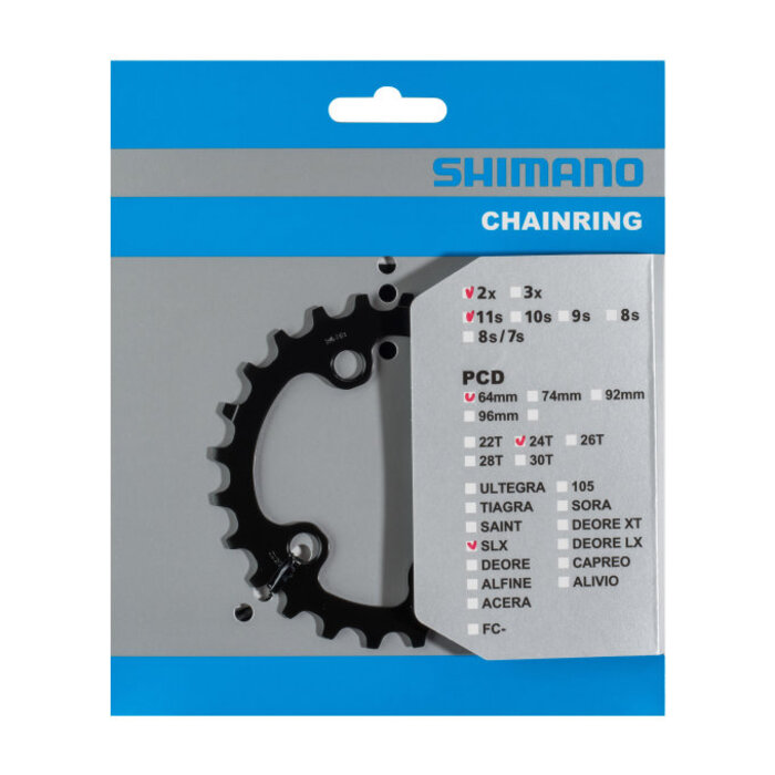 Shimano Kettingblad 34T Shimano SLX FC-M7000 2x11 speed - zwart