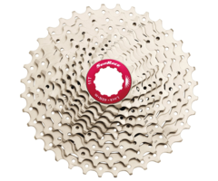 Sunrace Cassette 10 speed Sunrace CSMX0 11-36T - zilver/rood